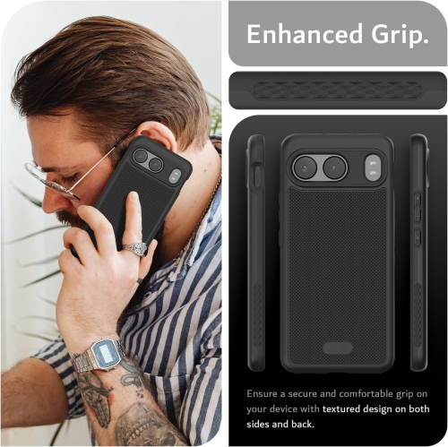 TUDIA MergeGrip for OnePlus Nord 4 5G Case Drop Tested - Black