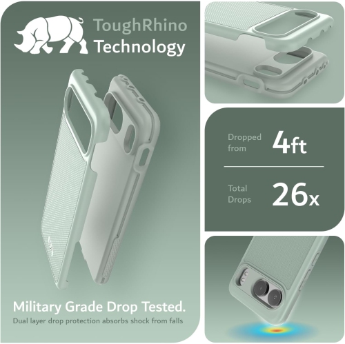 TUDIA MergeGrip for OnePlus Nord 4 5G Case Drop Tested - Green Lily