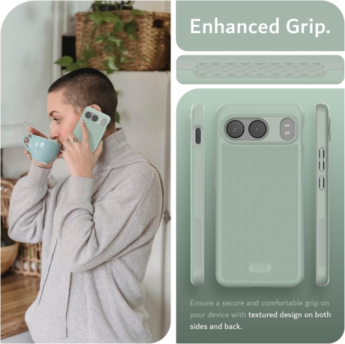 TUDIA MergeGrip for OnePlus Nord 4 5G Case Drop Tested - Green Lily
