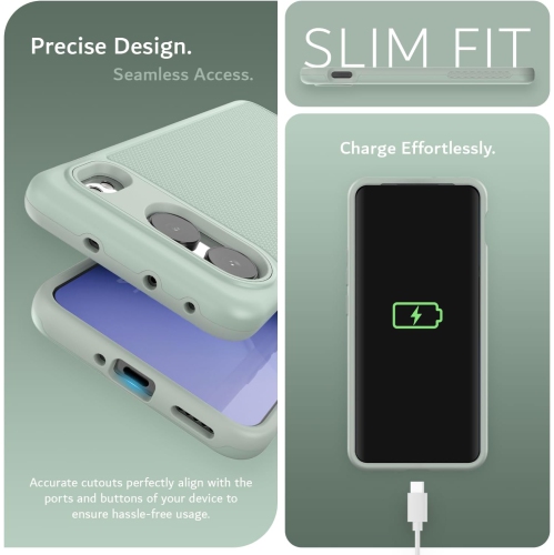 TUDIA MergeGrip for OnePlus Nord 4 5G Case Drop Tested - Green Lily