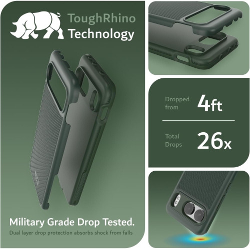 TUDIA MergeGrip for OnePlus Nord 4 5G Case Drop Tested - Pine Green