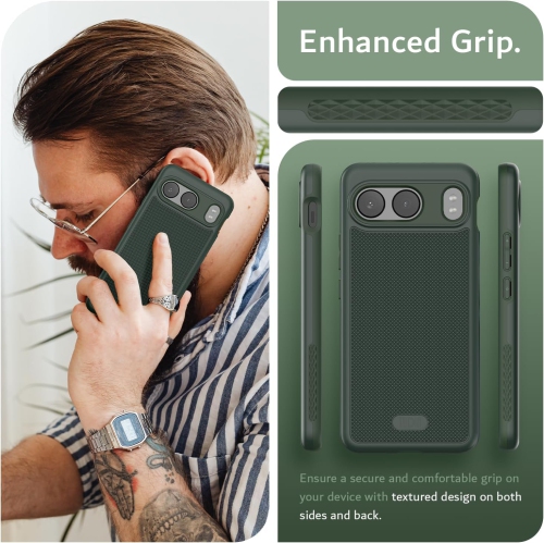 TUDIA MergeGrip for OnePlus Nord 4 5G Case Drop Tested - Pine Green