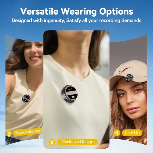 Micro-cravate sans fil de type C, réduction du bruit Plug-Play Micro-cravate à pince pour l'enregistrement vidéo YouTuber de blogues vidéo