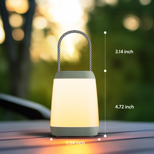 2-Pack LED Camping Lights, Portable LED Tent Lights, Handheld Night Lights with 3 Modes for Camping, Travel, Outdoor Use