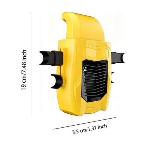 5V Cooling Car Fan | Portable Car Seat Fan, USB Rechargeable, Rotatable Backseat Electric Car Fan for Backseat Passengers