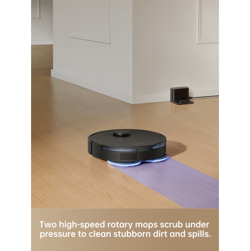 Dreame L10s Pro Gen2 Robot Vacuum and Mop Combo, 7KPa Suction, DuoScrub Mopping,7mm Auto Lifting Mop, Ultrasonic Carpet Detection, All-Rubber Roller