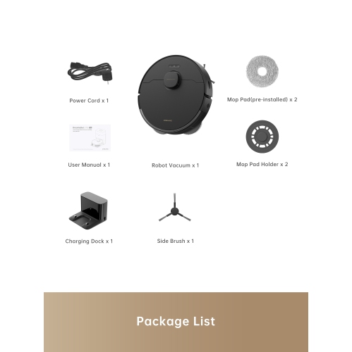 Dreame L10s Pro Gen2 Robot Vacuum and Mop Combo, 7KPa Suction, DuoScrub Mopping,7mm Auto Lifting Mop, Ultrasonic Carpet Detection, All-Rubber Roller