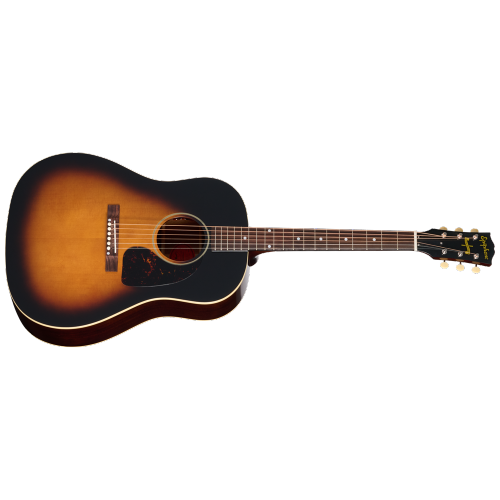 Epiphone 1942 Banner J-45 Reissue Acoustic/Electric Guitar with Hardshell Case - Vintage Sunburst