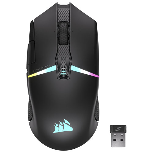 Souris de jeu optique sans fil de 26 000 ppp Nightsabre de Corsair - Noir
