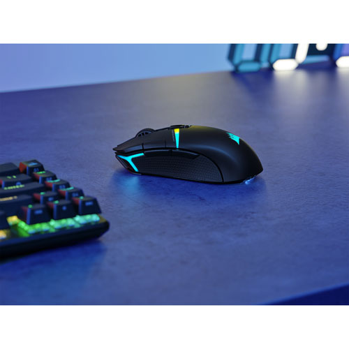 Souris de jeu optique sans fil de 26 000 ppp Nightsabre de Corsair - Noir