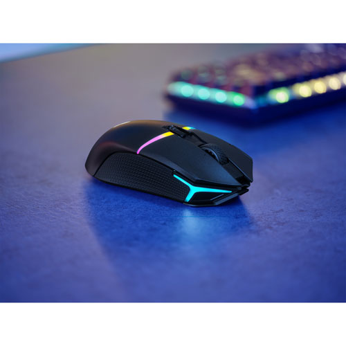 Souris de jeu optique sans fil de 26 000 ppp Nightsabre de Corsair - Noir
