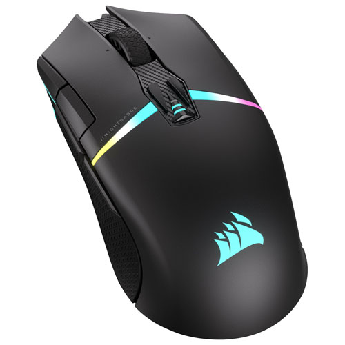 Souris de jeu optique sans fil de 26 000 ppp Nightsabre de Corsair - Noir