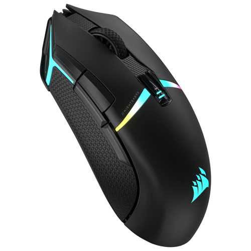 Souris de jeu optique sans fil de 26 000 ppp Nightsabre de Corsair - Noir