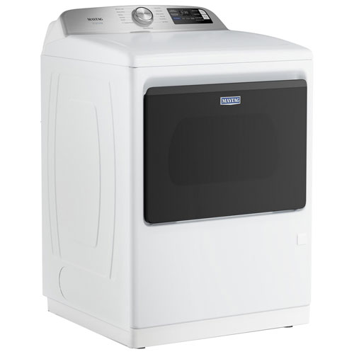 Sécheuse électrique à vapeur de 7,4 pi³ Pet Pro de Maytag - Blanc