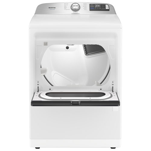 Sécheuse électrique à vapeur de 7,4 pi³ Pet Pro de Maytag - Blanc