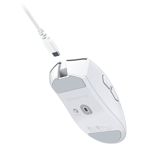 Razer DeathAdder V4 Pro Wireless Optical Gaming Mouse - White