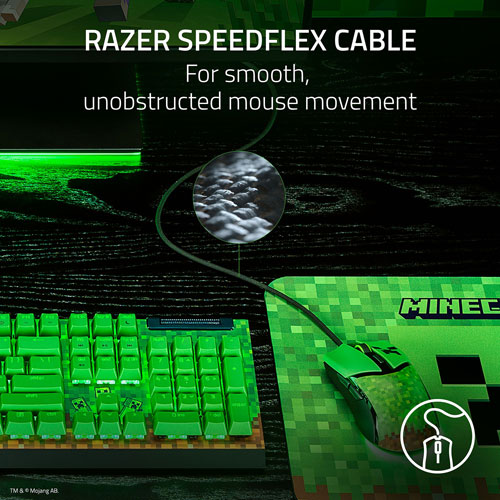 Souris de jeu optique Cobra Minecraft de Razer