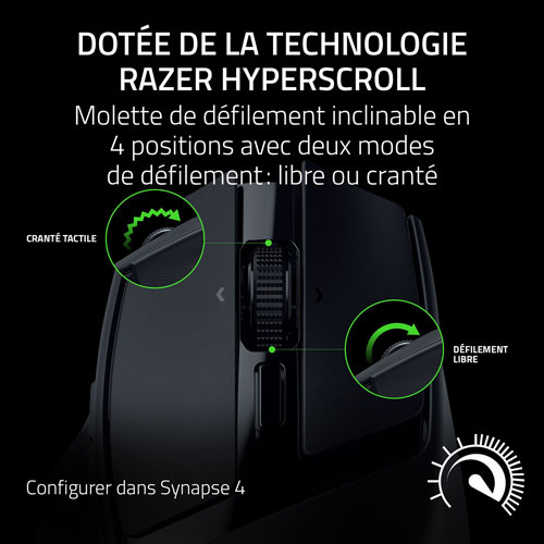 Souris de jeu sans fil Basilisk Mobile de Razer