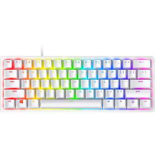 Clavier de jeu rétroéclairé à commutateurs mécaniques optiques Huntsman Mini de Razer - Violet