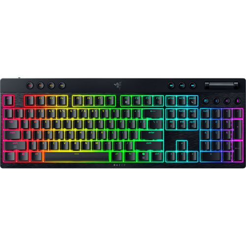 Clavier de jeu pleine grandeur rétroéclairé à touches mécaniques sans fil de Razer