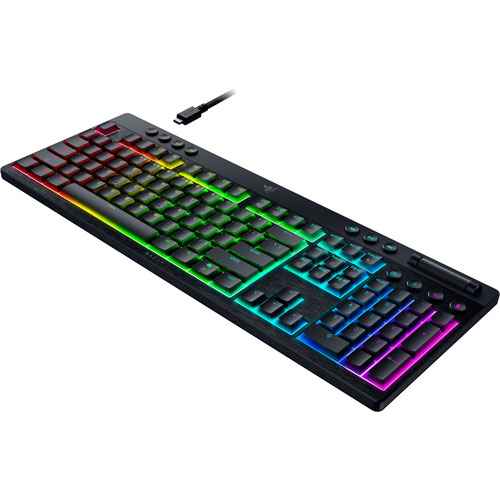 Clavier de jeu pleine grandeur rétroéclairé à touches mécaniques sans fil de Razer