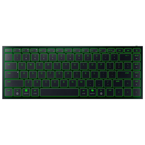 Clavier de jeu mince rétroéclairé sans fil à commutateurs mécaniques Chroma Joro de Razer