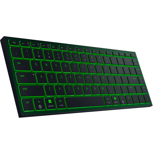 Clavier de jeu mince rétroéclairé sans fil à commutateurs mécaniques Chroma Joro de Razer