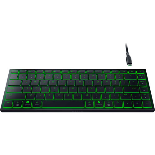Clavier de jeu mince rétroéclairé sans fil à commutateurs mécaniques Chroma Joro de Razer
