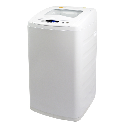 Panda 0.9 Cu. Ft. Portable Top-Load Washing Machine – 6.6 lb Capacity, Fully Automatic, Stainless Steel Drum, Built-In Drain Pump – Compact Washer