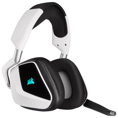 Corsair Void RGB Elite Wireless Gaming Headset for PS4/PC - White
