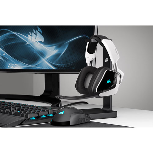Corsair Void RGB Elite Wireless Gaming Headset for PS4/PC - White