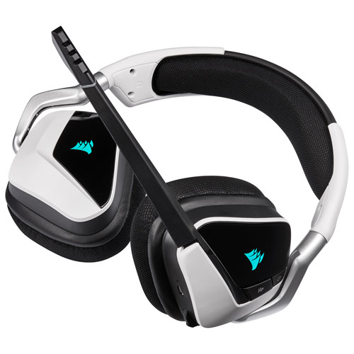 Corsair Void RGB Elite Wireless Gaming Headset for PS4/PC - White