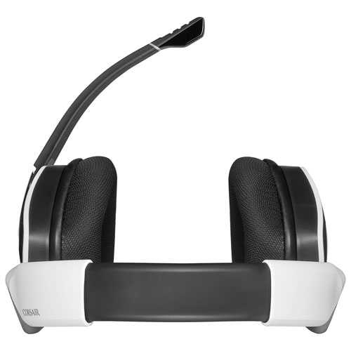Casque de jeu sans fil Void RGB Elite de Corsair pour PS4/PC - Blanc