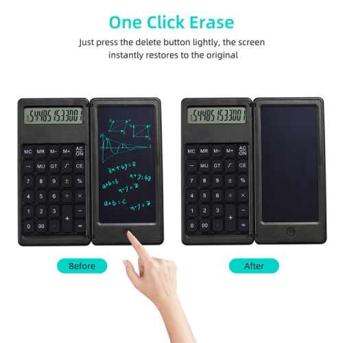 – Calculatrice portable pliable LCD Learning Business Office de 6 po