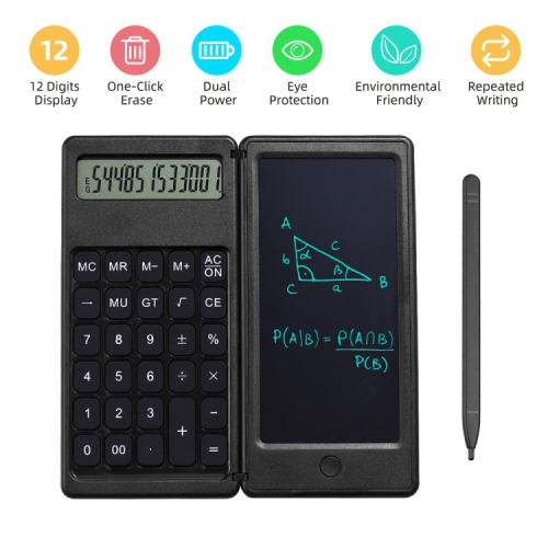 – Calculatrice portable pliable LCD Learning Business Office de 6 po