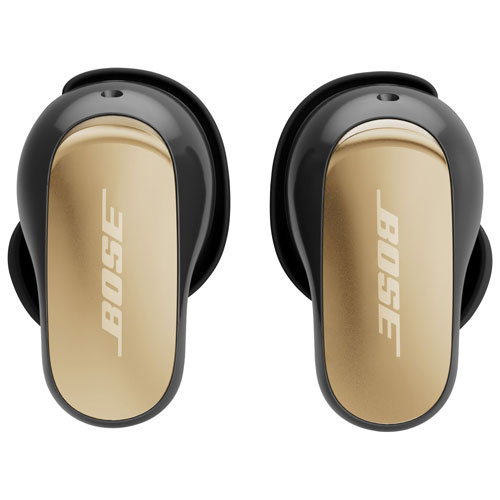 Écouteurs boutons 100 % sans fil à suppression du bruit QuietComfort Ultra de Bose - Doré désert