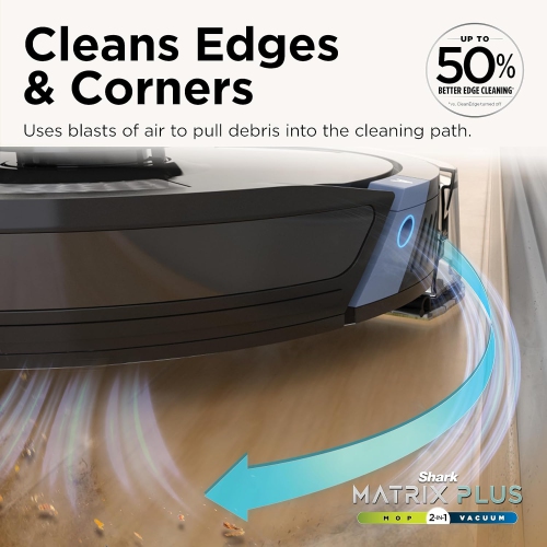 Shark Matrix Plus 2in1 Robot Vacuum & Mop with Sonic Mopping, Matrix Clean, HEPA Bagless Self Empty Base, CleanEdge, for Pet Hair, Wifi, RV2610 by SHARK - Refurbished condition - Image 5