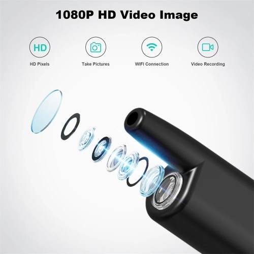 Electric Earwax Removal Kit, Smart Visual Ear Cleaner with 4 Pressure Settings, Earwax Flushing Tool