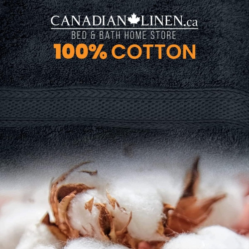 Canadian Linen Premium Bath Towels Set, 4 Pack, 26”x52” 500 GSM, Soft Absorbent Ring Spun Terry Cotton Lightweight Quick Dry Color Towels, Home