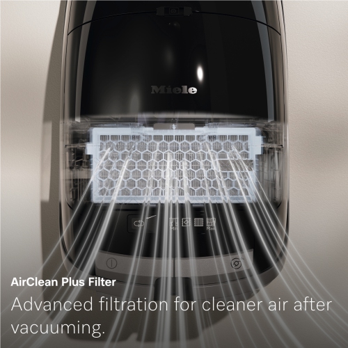 Miele Guard M1 Parquet XL | Large-Coverage Bagged Vacuum for Hardwood Floors, XL Parquet Twister Floorhead, 1200W Motor | Brilliant White |