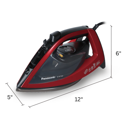 Panasonic Optimal Care Steam Iron NI-WT980 Metallic Red