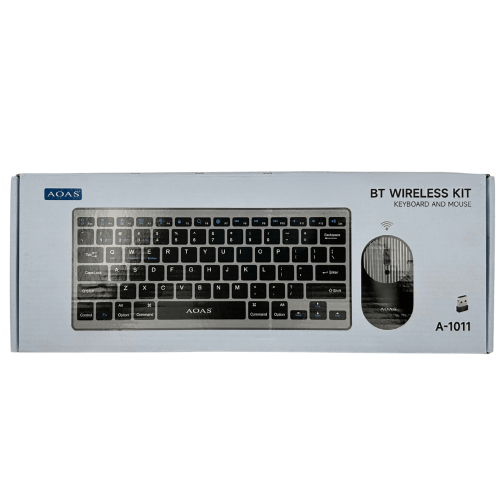 AOAS Bluetooth Wireless Kit With Keyboard and Mouse A-1011