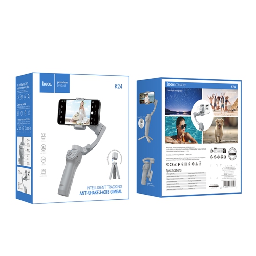 Cardan à 3 axes avec suivi intelligent K24, anti-tremblement