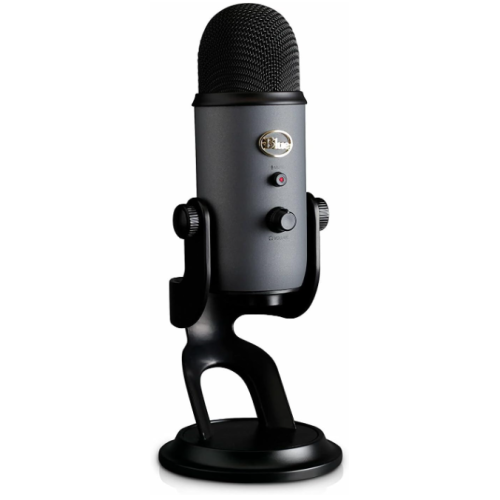 Refurbished - Blue Yeti USB Microphone for Recording, Streaming, Gaming, Podcasting on PC and Mac, Blue VO!CE Effects, Adjustable Stand, Plug and