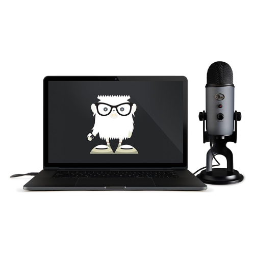 Refurbished - Blue Yeti USB Microphone for Recording, Streaming, Gaming, Podcasting on PC and Mac, Blue VO!CE Effects, Adjustable Stand, Plug and