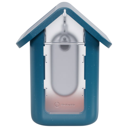 Bird Buddy Pro Solar Smart Bird Feeder w/ Cam + Perch Extender - Blue - Exclusive Retail Partner