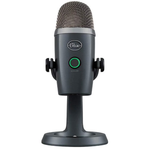 Remis à neuf - Microphone USB Blue Yeti Nano de Logitech for Creators, enregistrement pour PC et Mac, prêt à l'emploi - Gris ombre (988-000088)