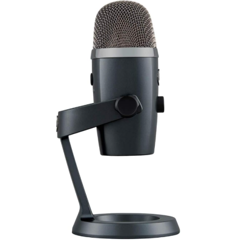 Remis à neuf - Microphone USB Blue Yeti Nano de Logitech for Creators, enregistrement pour PC et Mac, prêt à l'emploi - Gris ombre (988-000088)