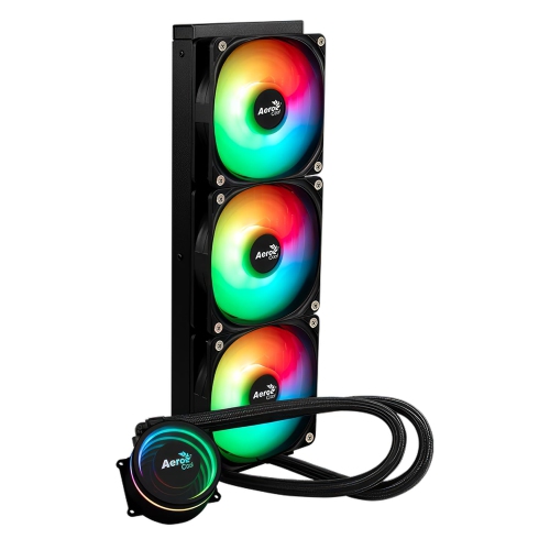 AeroCool Oasis L360 ARGB AIO Liquid CPU Cooler, TDP 300W, 360mm Radiator, ARGB Lighting, 3x120mm ARGB Fans, Intel LGA 1700, 1200, 115X, 1851, 1366,