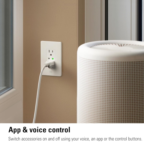 Eve Energy Outlet 3-Pack – Smart Outlet & Power Meter, App & Voice Cont